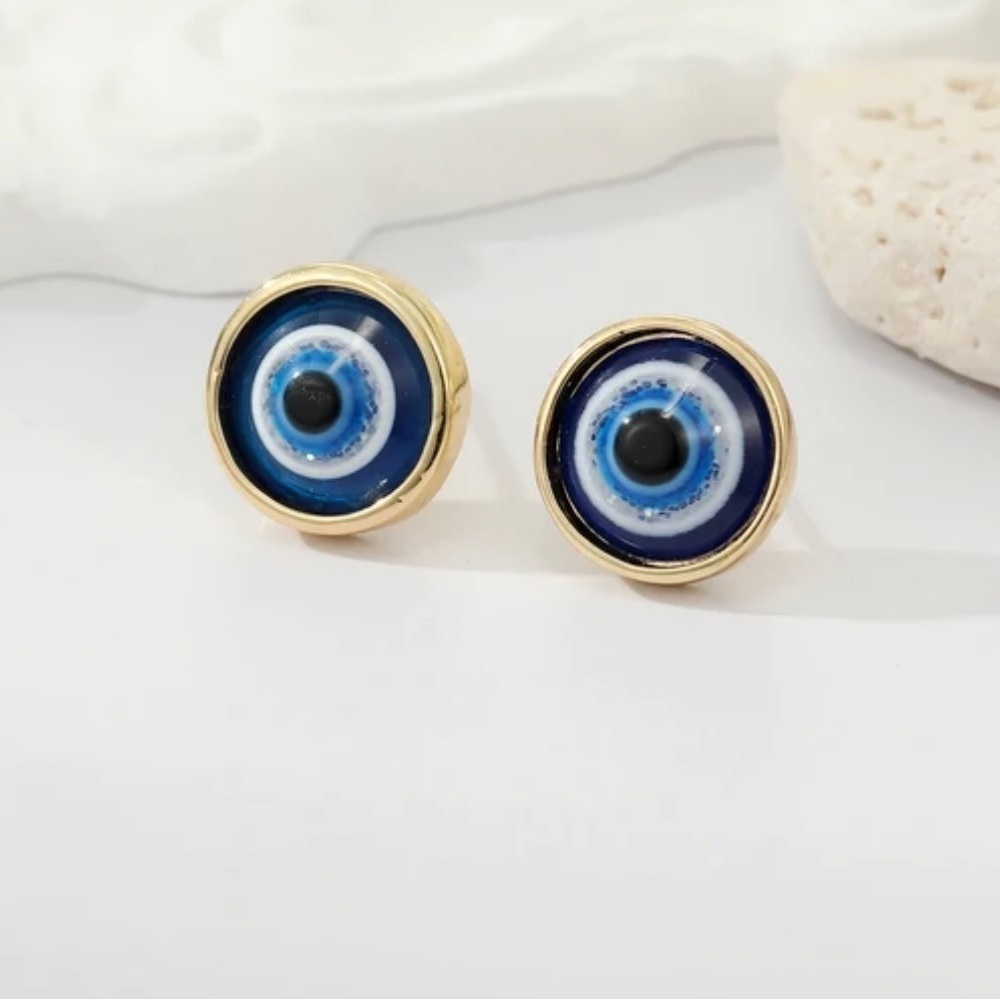 Evil Eye studs